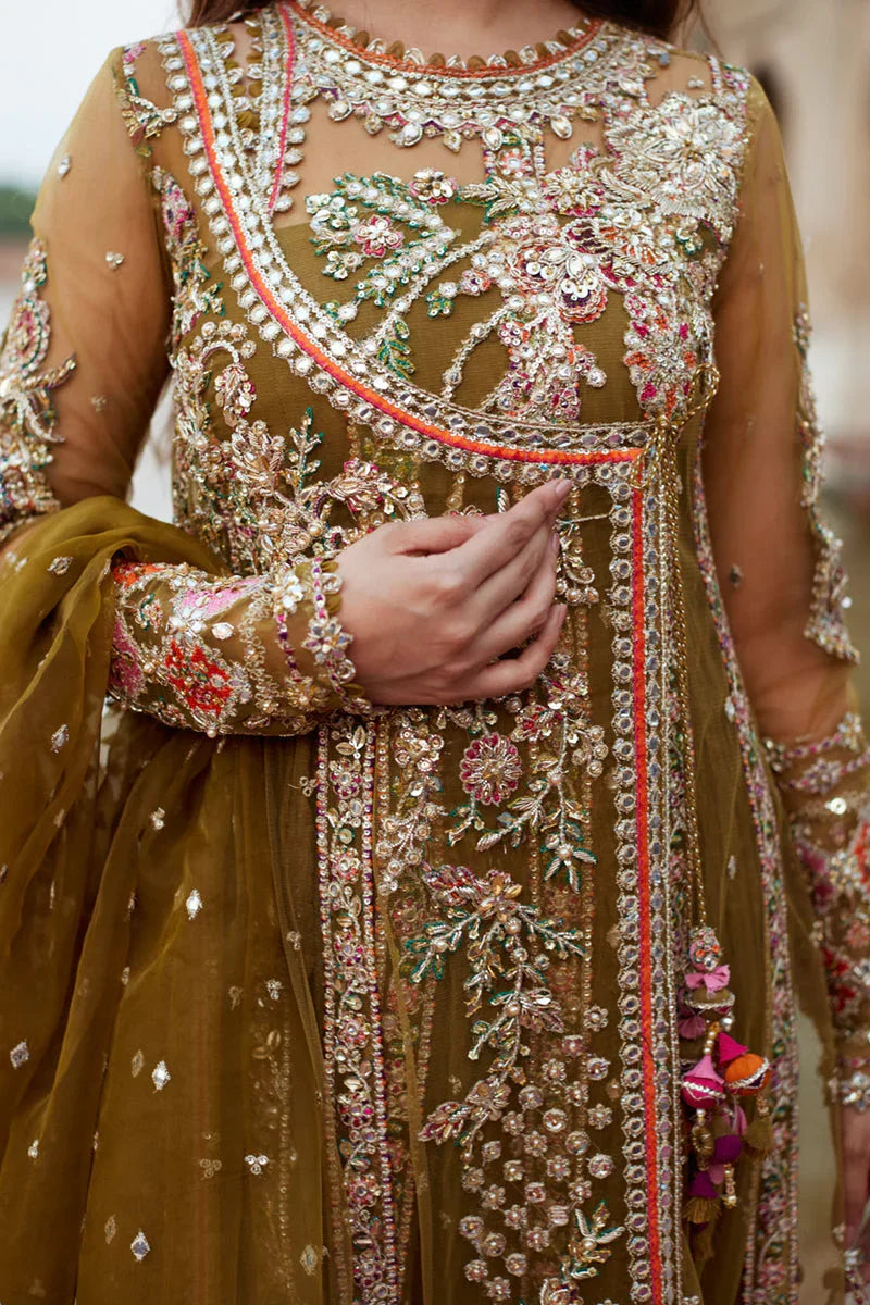Qalamkar | Shadmani Luxury Formals | Rameesha SH-01 - Rang-e-Khaas
