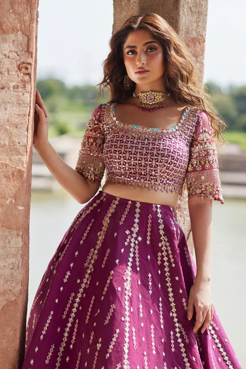 Qalamkar | Shadmani Luxury Formals |  Alya SH-04 - Rang-e-Khaas