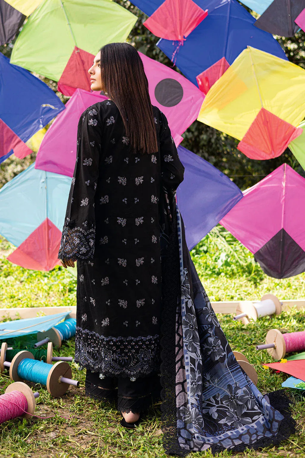 Ramsha | Riwayat Lawn Collection | Y-1208 - Rang-e-Khaas
