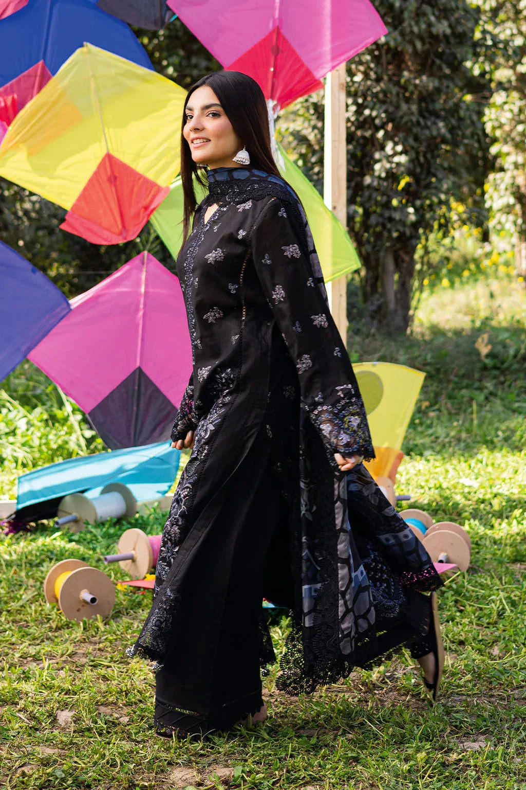 Ramsha | Riwayat Lawn Collection | Y-1208 - Rang-e-Khaas