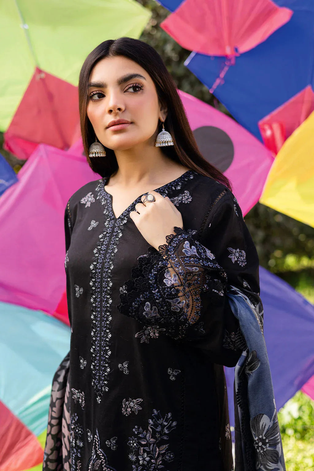Ramsha | Riwayat Lawn Collection | Y-1208 - Rang-e-Khaas