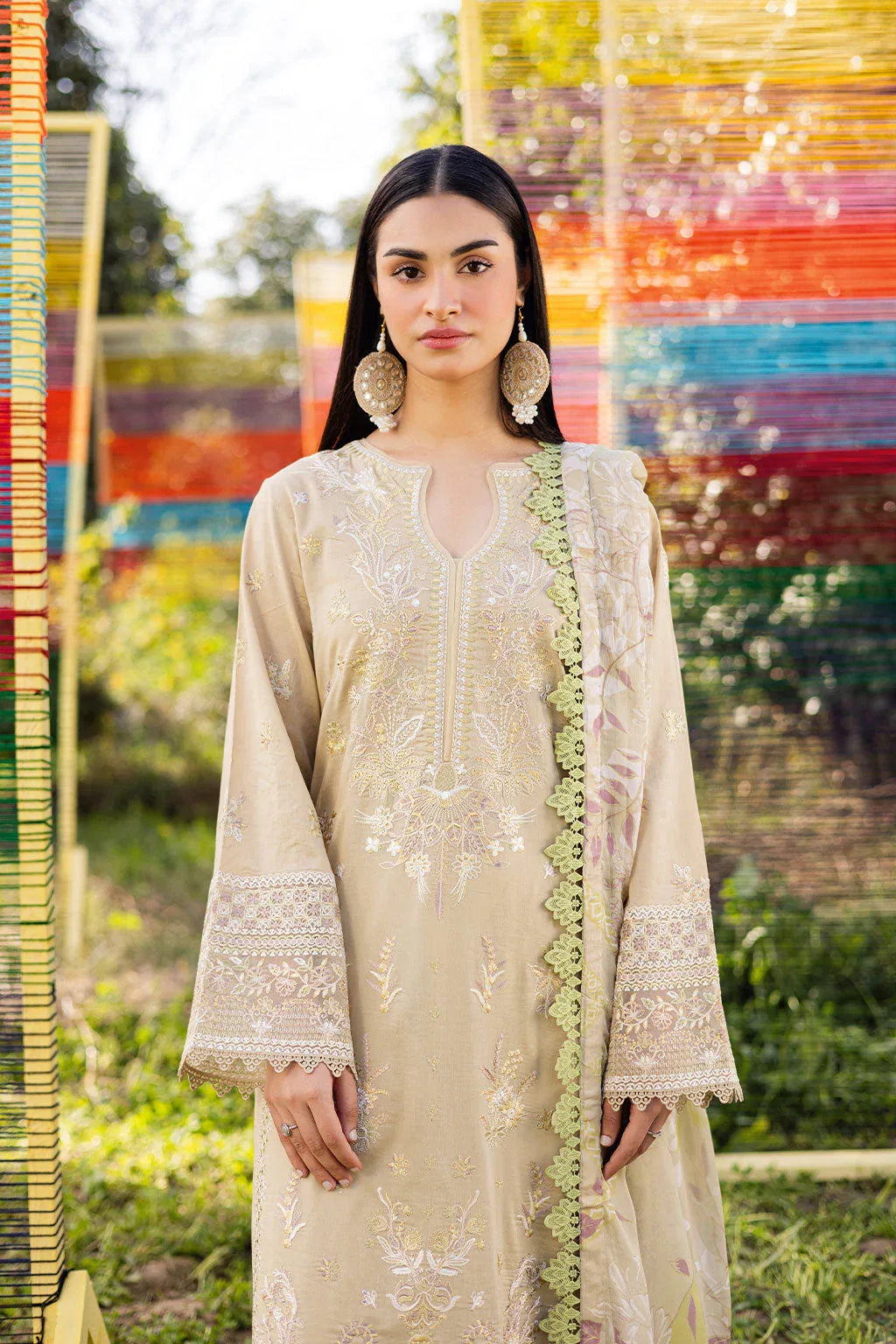 Ramsha | Riwayat Lawn Collection | Y-1210 - Rang-e-Khaas