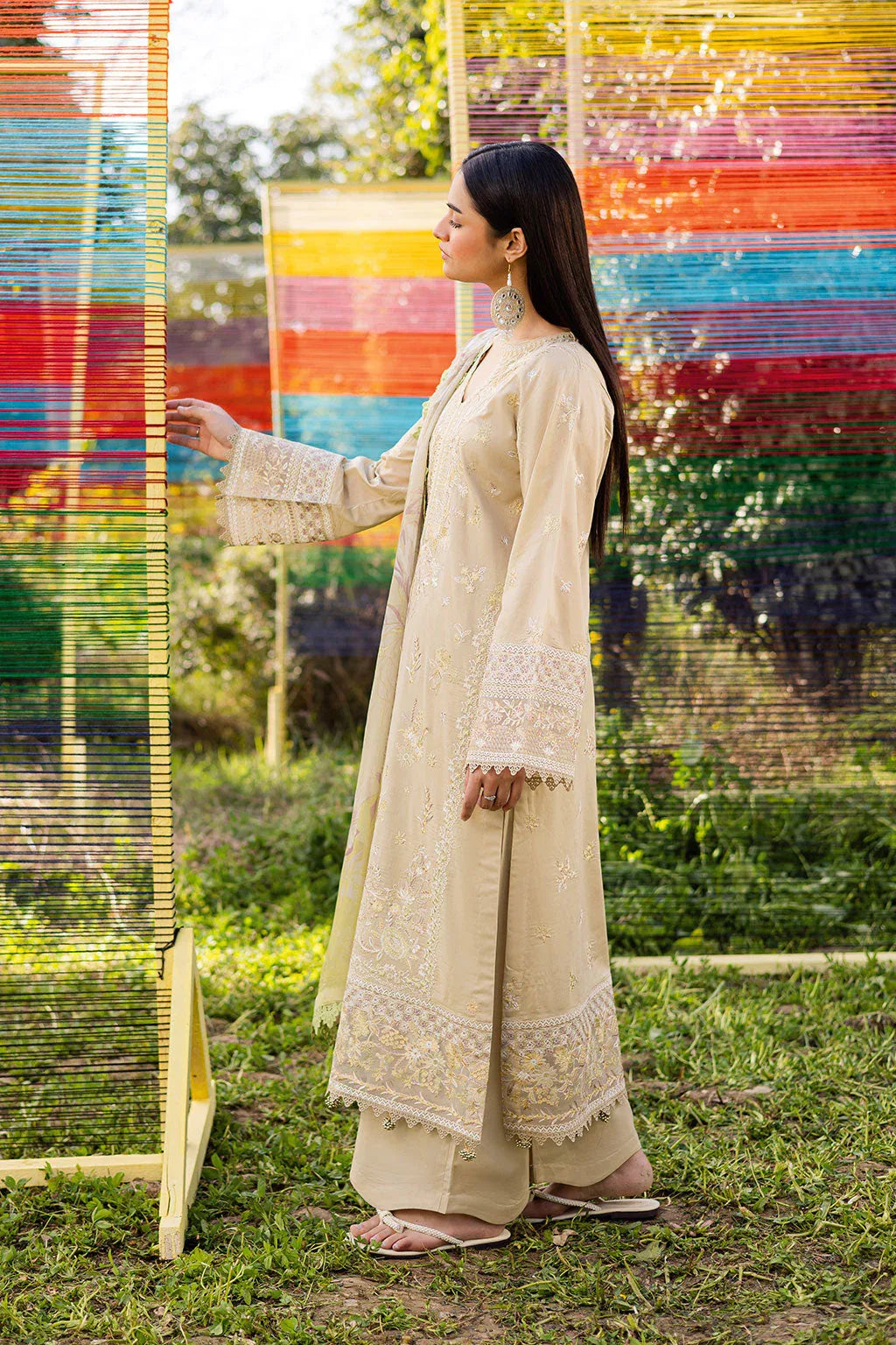 Ramsha | Riwayat Lawn Collection | Y-1210 - Rang-e-Khaas