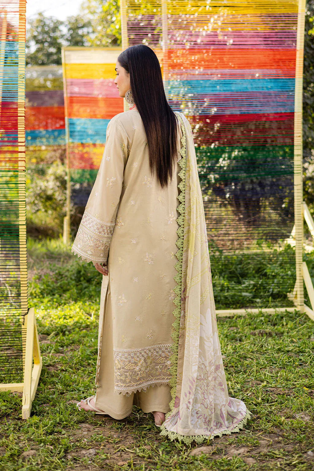 Ramsha | Riwayat Lawn Collection | Y-1210 - Rang-e-Khaas