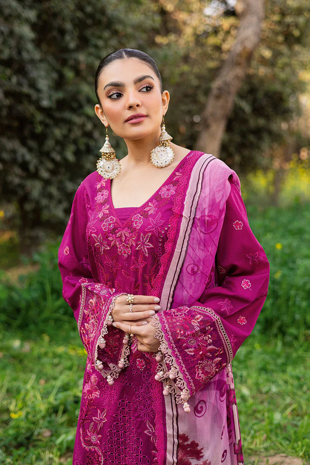 Ramsha | Riwayat Lawn Collection | Y-1202 - Rang-e-Khaas
