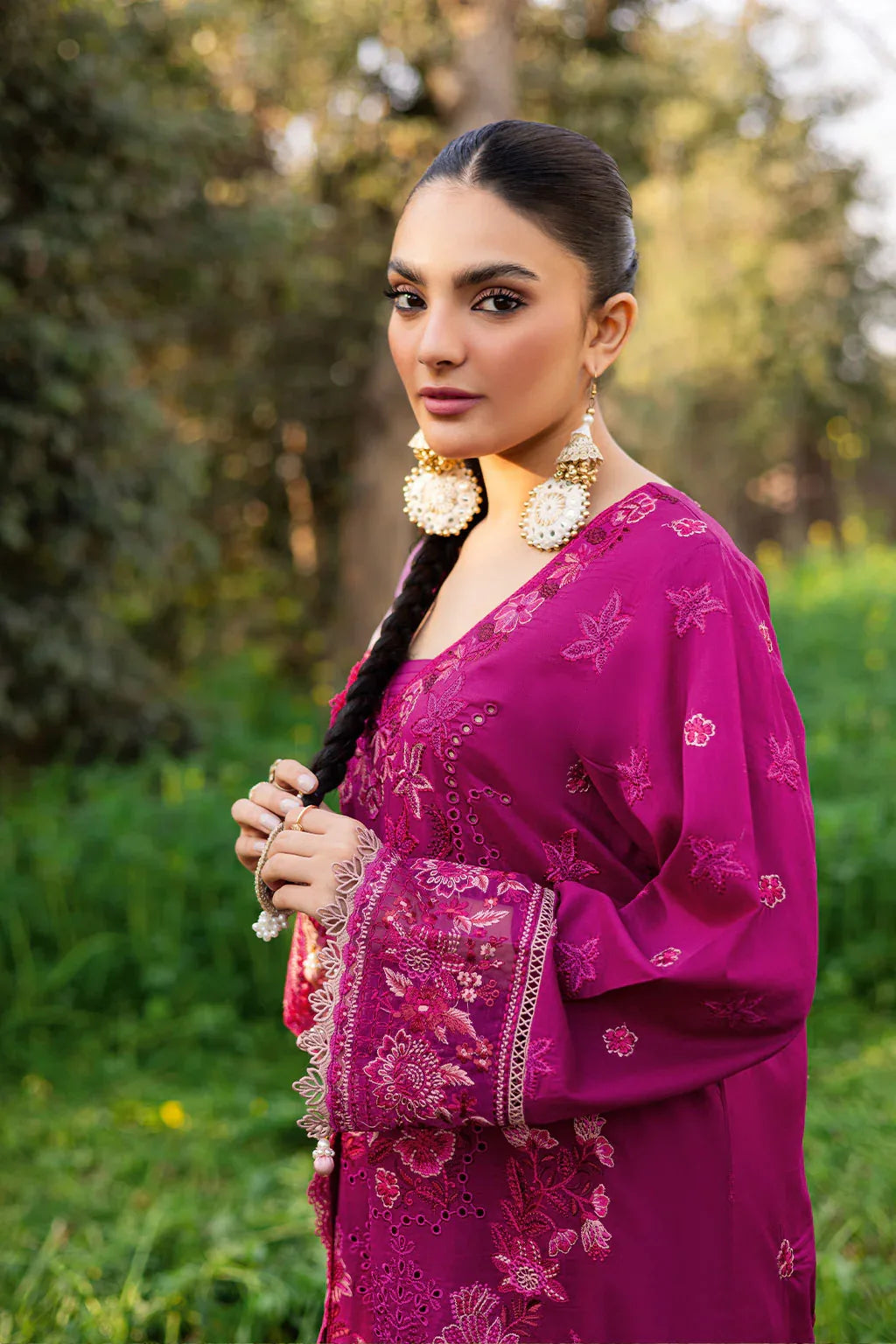 Ramsha | Riwayat Lawn Collection | Y-1202 - Rang-e-Khaas