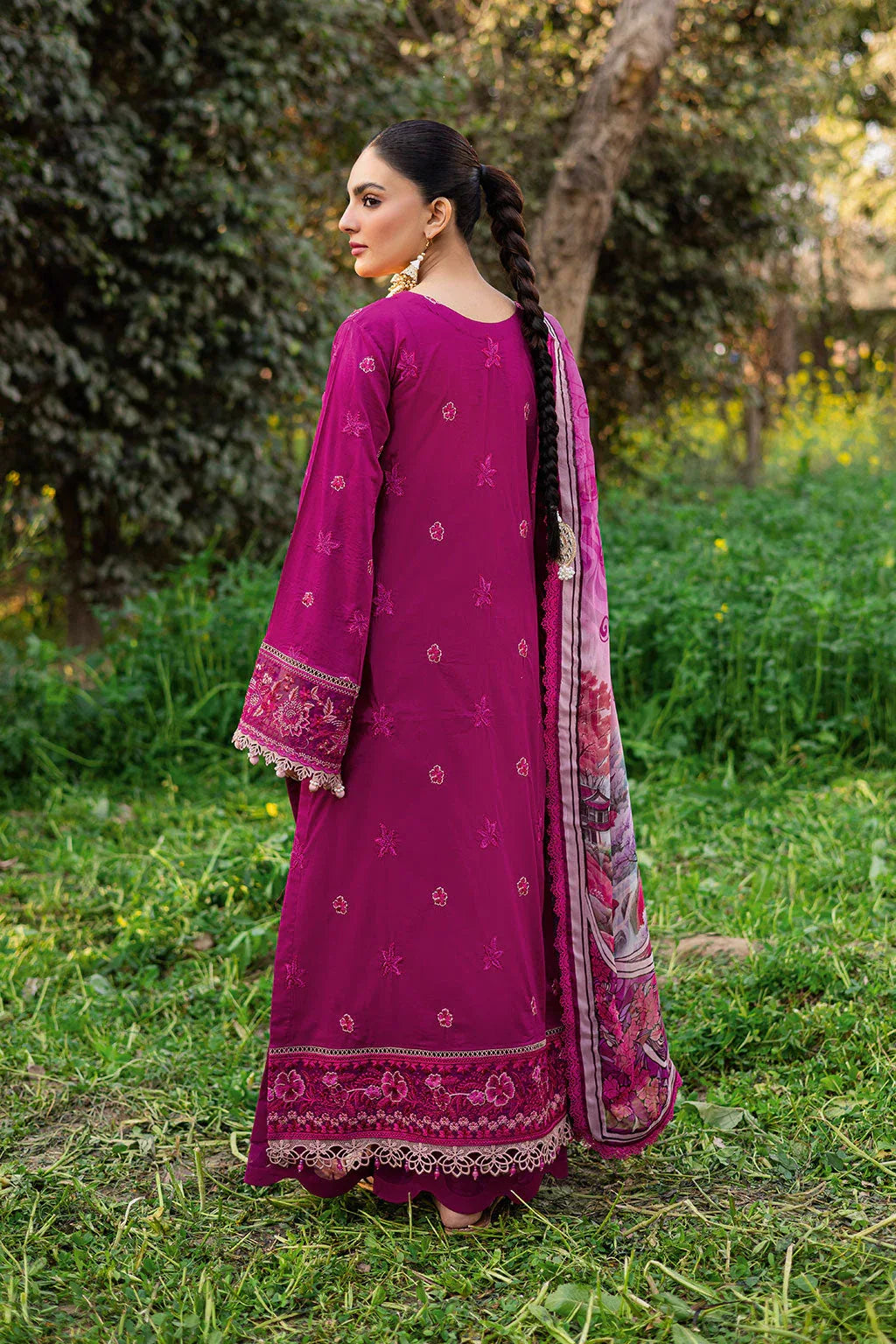 Ramsha | Riwayat Lawn Collection | Y-1202 - Rang-e-Khaas