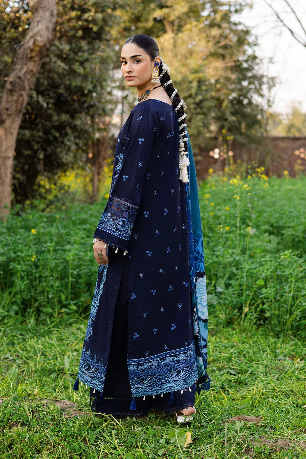 Ramsha | Riwayat Lawn Collection | Y-1203 - Rang-e-Khaas
