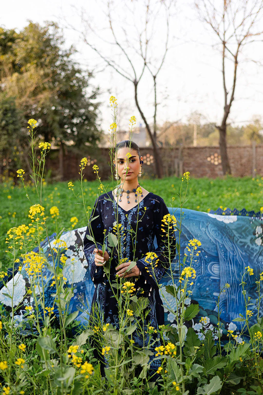 Ramsha | Riwayat Lawn Collection | Y-1203 - Rang-e-Khaas