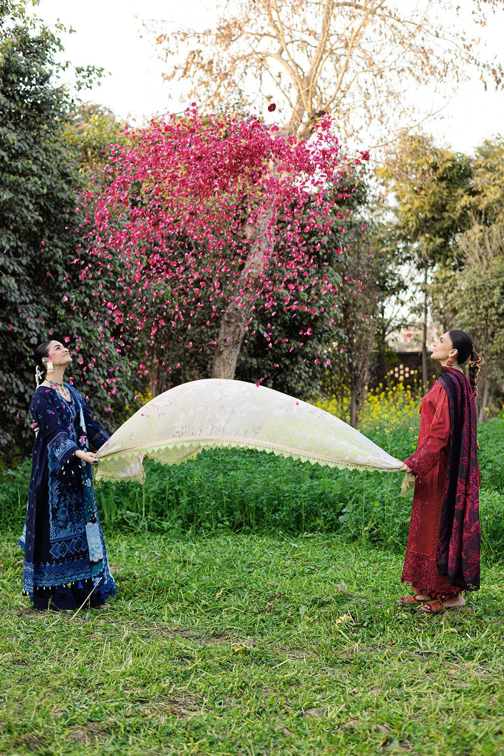 Ramsha | Riwayat Lawn Collection | Y-1204 - Rang-e-Khaas