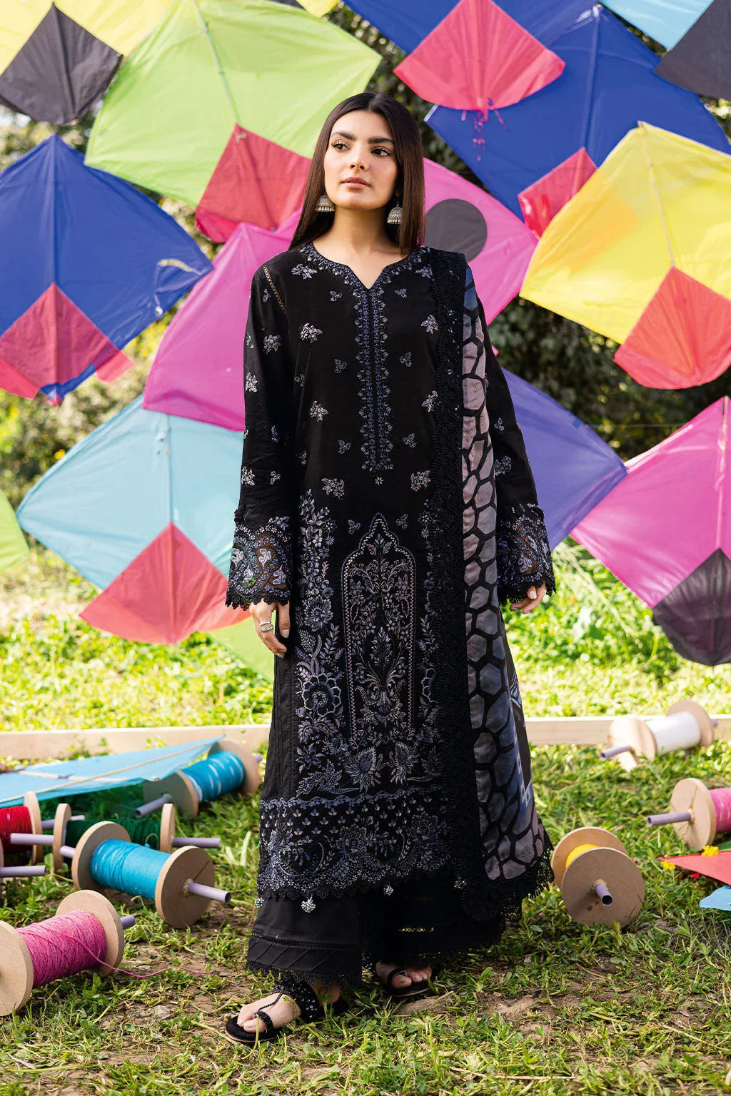 Ramsha | Riwayat Lawn Collection | Y-1208 - Rang-e-Khaas
