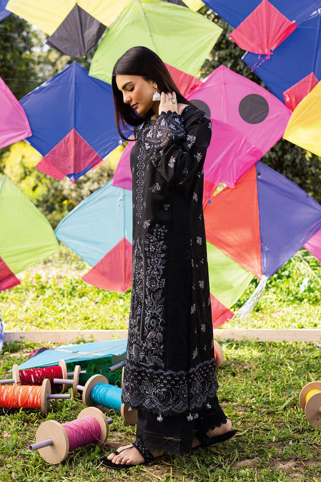 Ramsha | Riwayat Lawn Collection | Y-1208 - Rang-e-Khaas