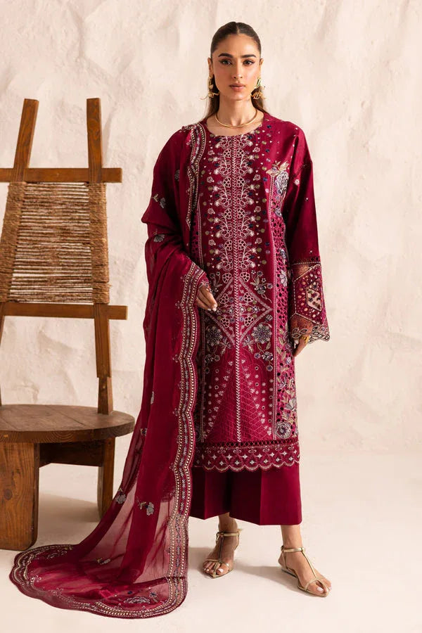 Marjjan | Guzel Lawn | SMC 204-B (Maroon) - Rang-e-Khaas