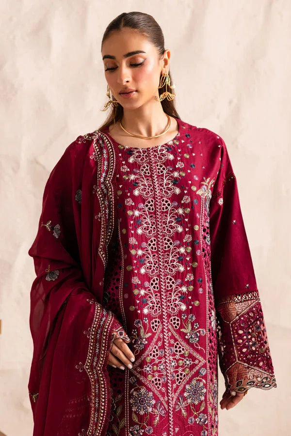 Marjjan | Guzel Lawn | SMC 204-B (Maroon) - Rang-e-Khaas