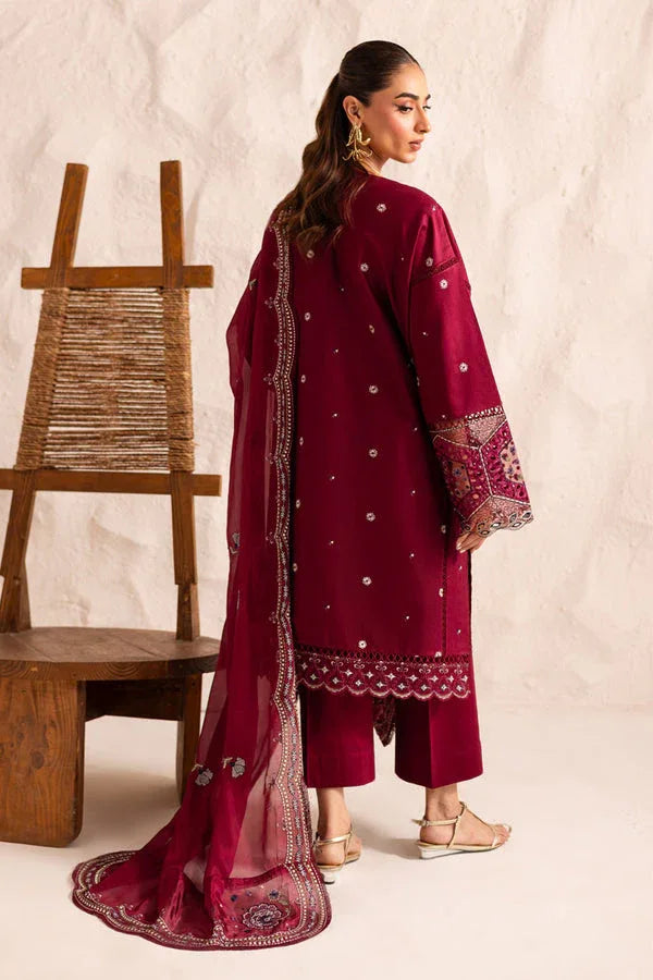Marjjan | Guzel Lawn | SMC 204-B (Maroon) - Rang-e-Khaas