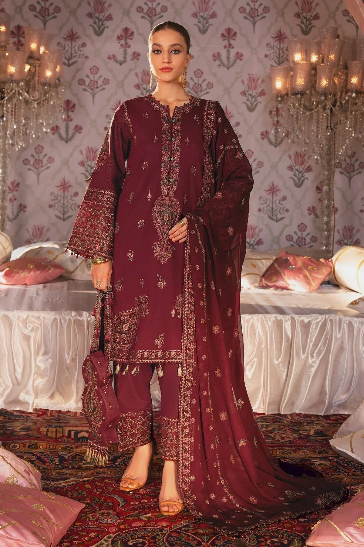 Alizeh | Rawayat Luxury Lawn 24 | Afreen - Rang-e-Khaas