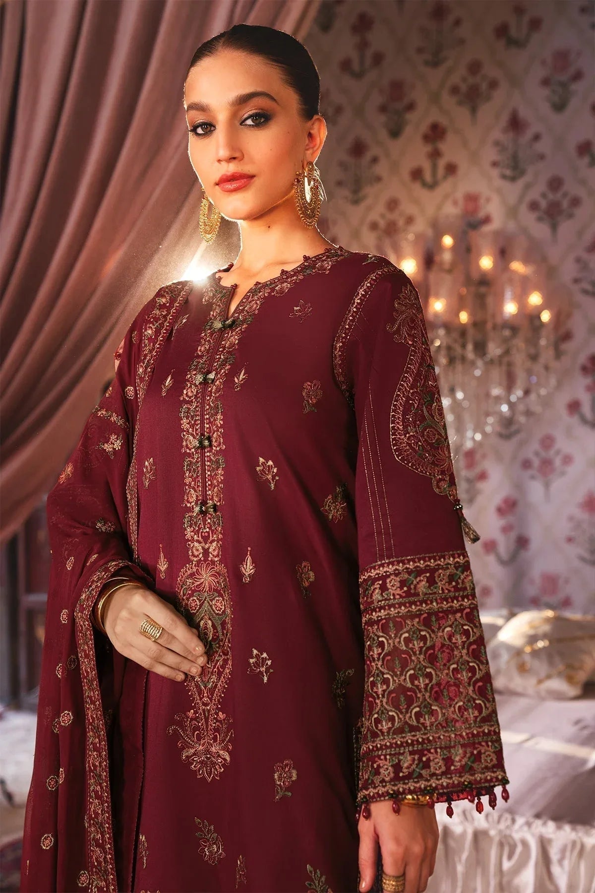 Alizeh | Rawayat Luxury Lawn 24 | Afreen - Rang-e-Khaas