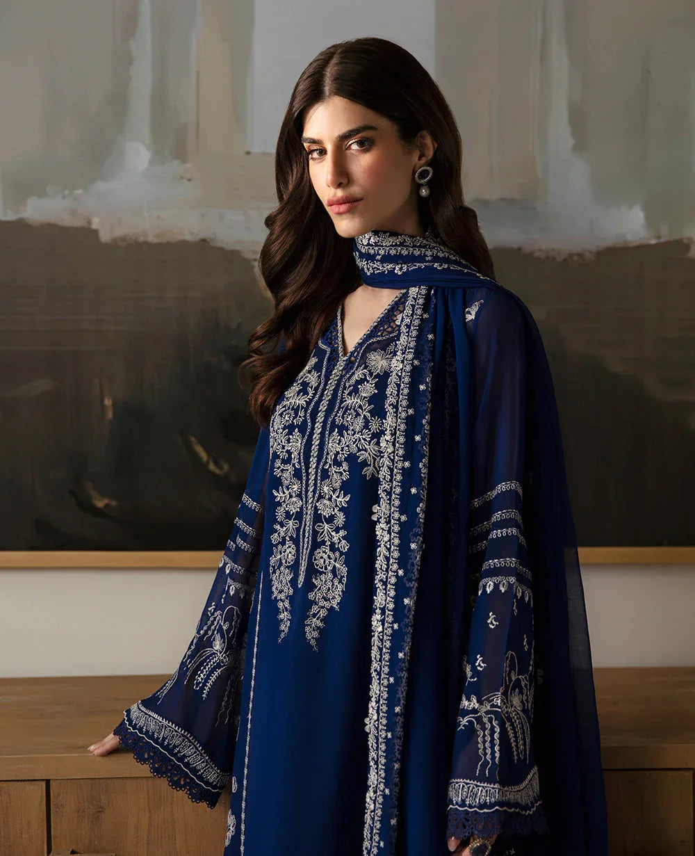 Republic Womenswear | Premium Pret 25 | RPP-05 (Bleu rêveur) - Rang-e-Khaas