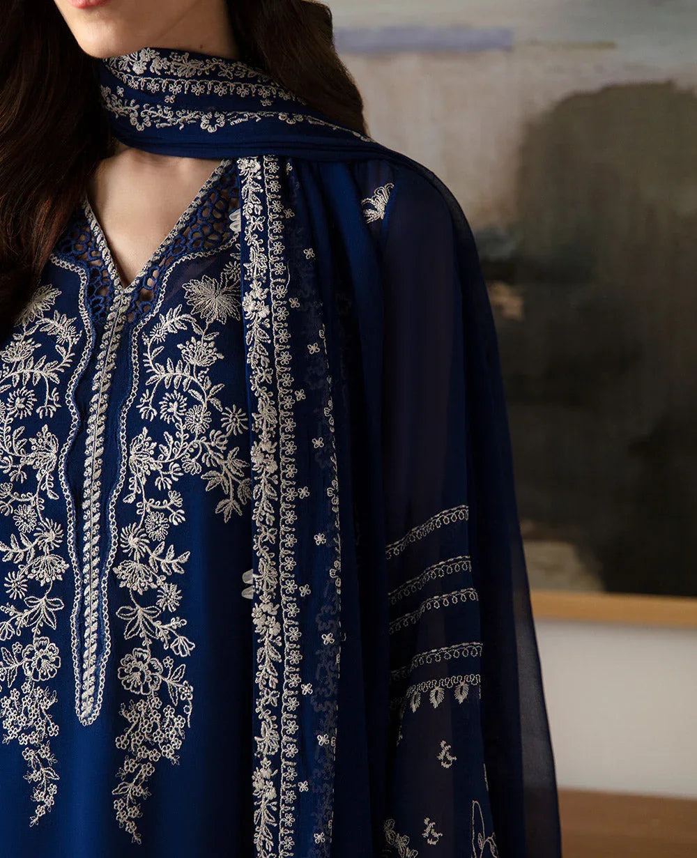 Republic Womenswear | Premium Pret 25 | RPP-05 (Bleu rêveur) - Rang-e-Khaas