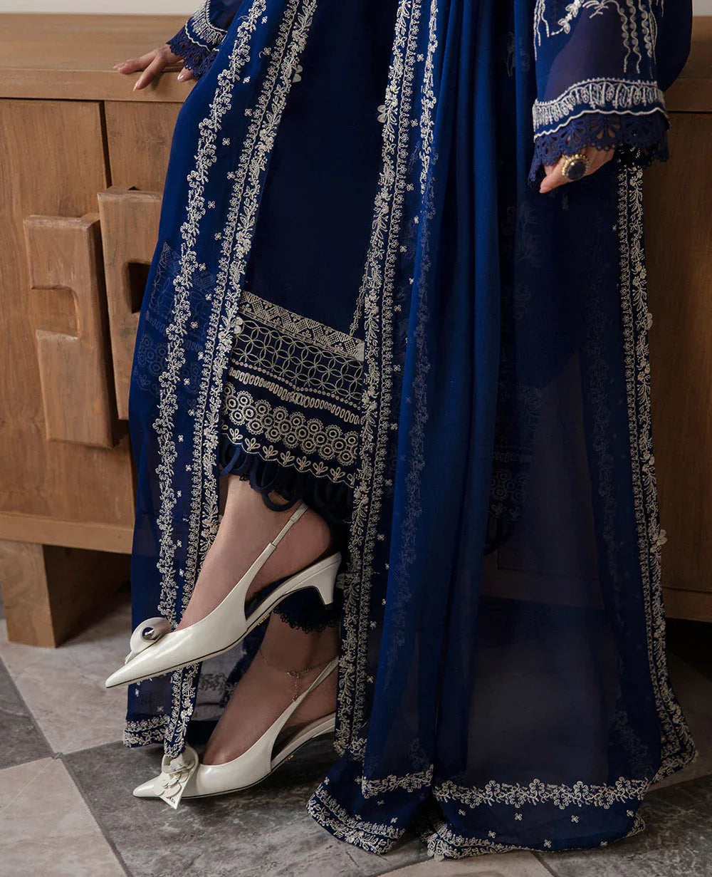Republic Womenswear | Premium Pret 25 | RPP-05 (Bleu rêveur) - Rang-e-Khaas
