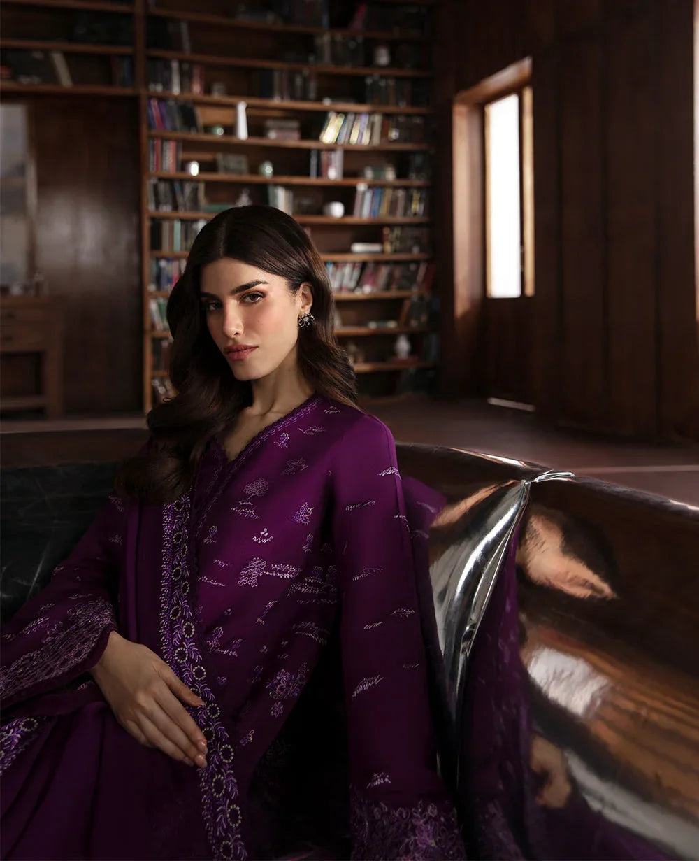 Republic Womenswear | Premium Pret 25 | RPP-06 (Prune de myrtille) - Rang-e-Khaas