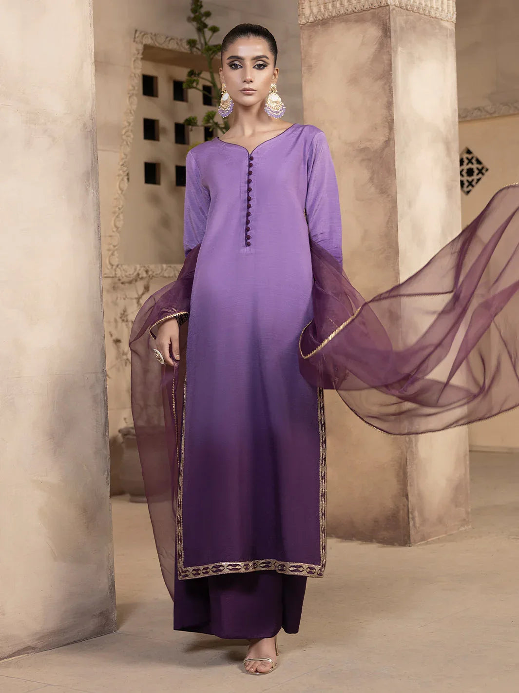 Hem Stitch | Raw Silk Edit 25 | Raania - Rang-e-Khaas