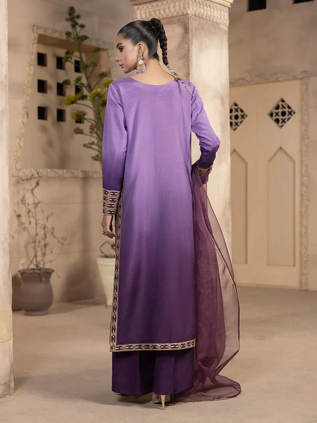 Hem Stitch | Raw Silk Edit 25 | Raania - Rang-e-Khaas