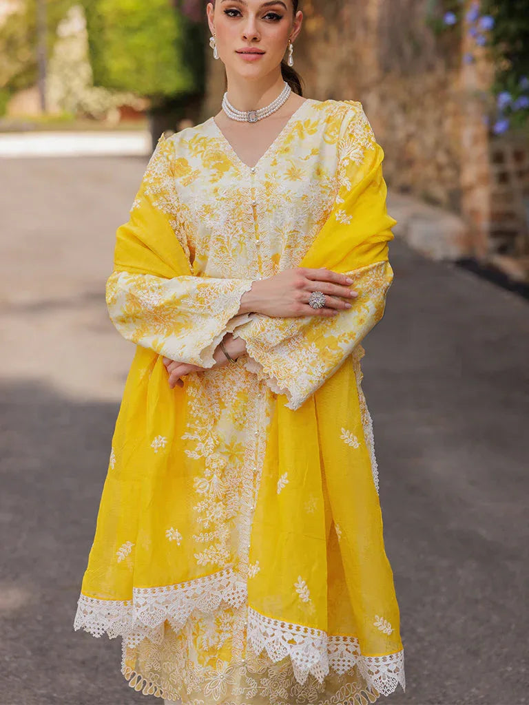 Rajbari | Floral Symphony Lawn 25 | RB-01 - Rang-e-Khaas
