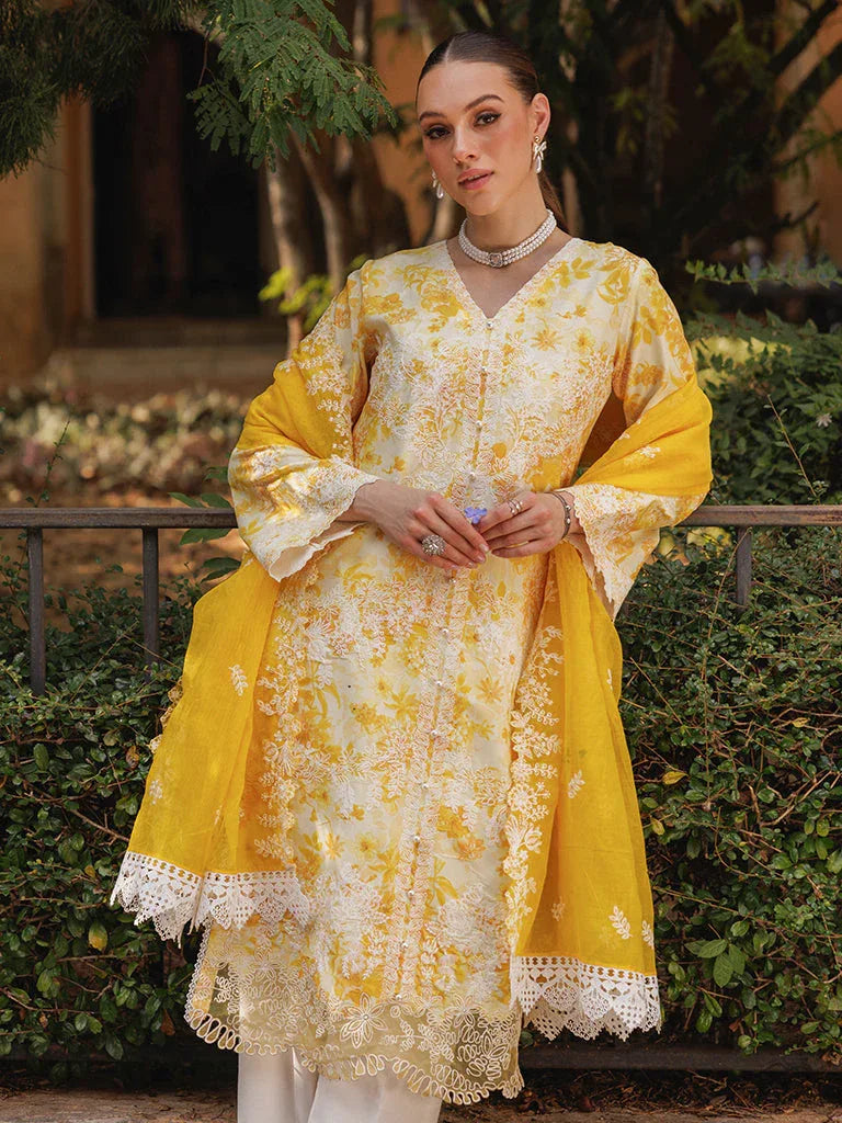 Rajbari | Floral Symphony Lawn 25 | RB-01 - Rang-e-Khaas