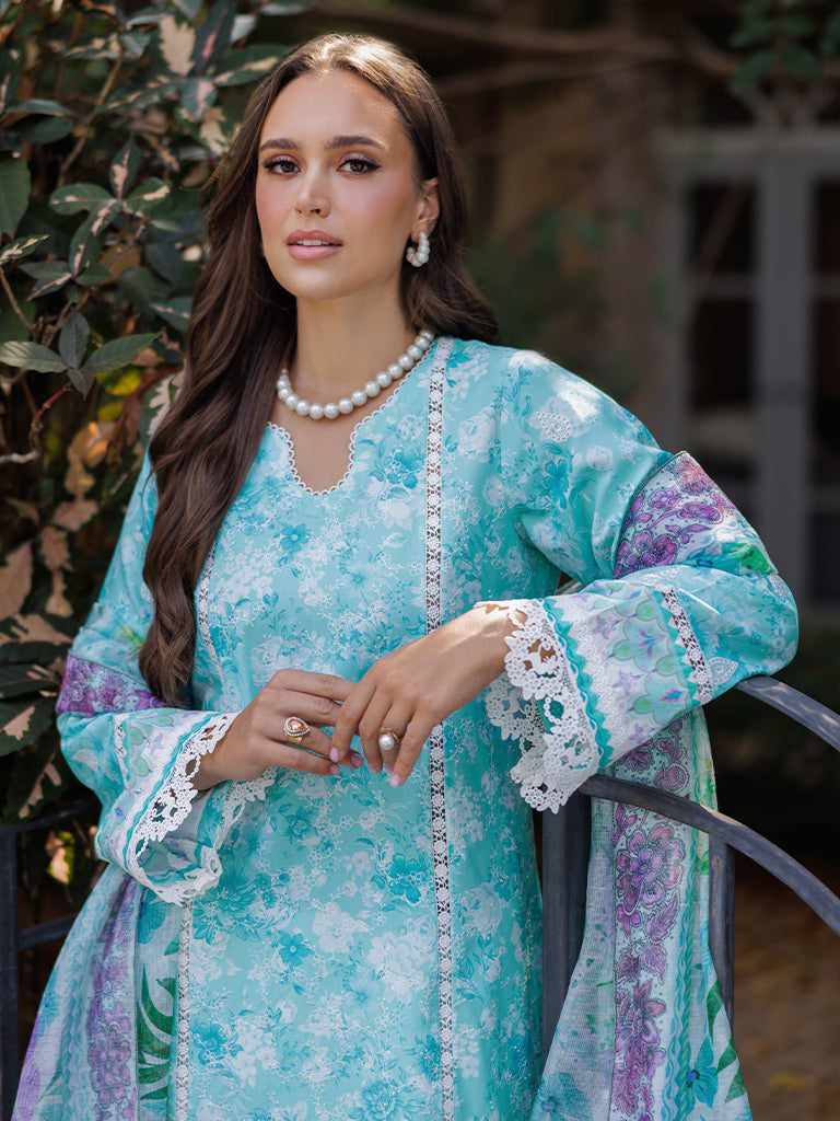 Rajbari | Floral Symphony Lawn 25 | RB-09 - Rang-e-Khaas