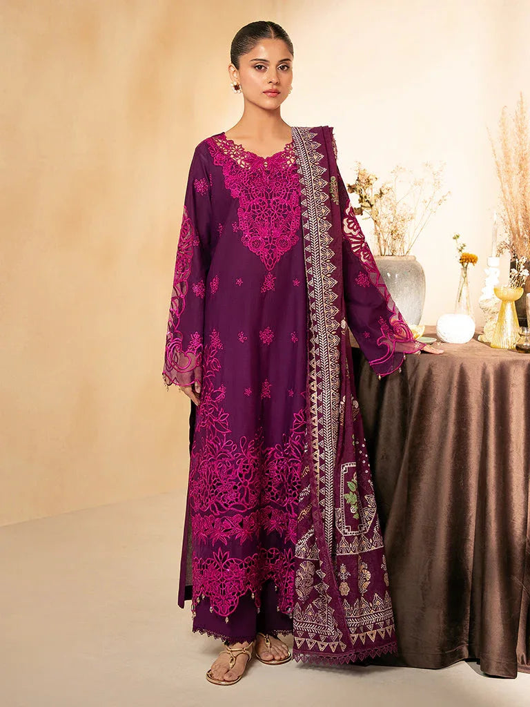 Rajbari | Jahaan Premium Festive Lawn | NORA (Jahan) 6-B - Rang-e-Khaas