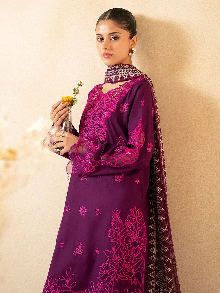 Rajbari | Jahaan Premium Festive Lawn | NORA (Jahan) 6-B - Rang-e-Khaas