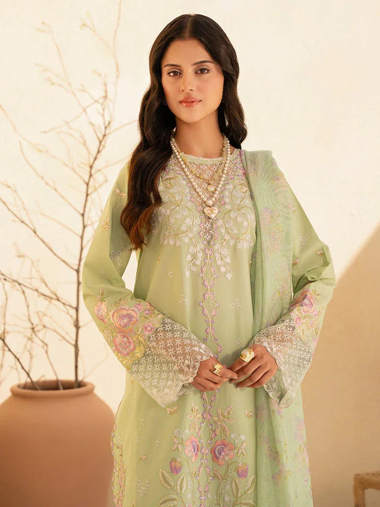 Rajbari | Jahaan Premium Festive Lawn | RAYA (Jahan) 1-B - Rang-e-Khaas