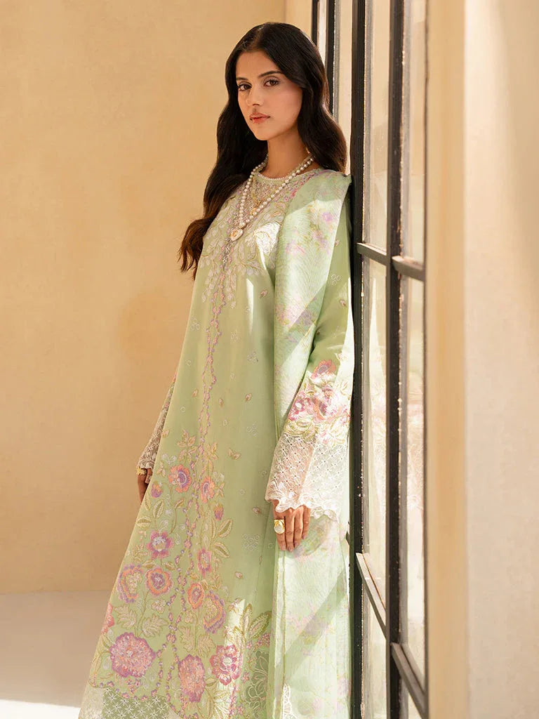 Rajbari | Jahaan Premium Festive Lawn | RAYA (Jahan) 1-B - Rang-e-Khaas