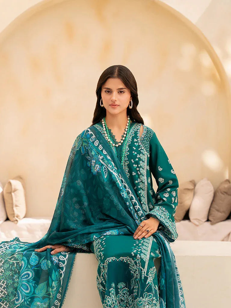 Rajbari | Jahaan Premium Festive Lawn | RINA (Jahan) 5-A - Rang-e-Khaas