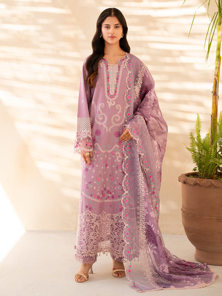 Rajbari | Jahaan Premium Festive Lawn | SILA (Jahan) 3-B - Rang-e-Khaas