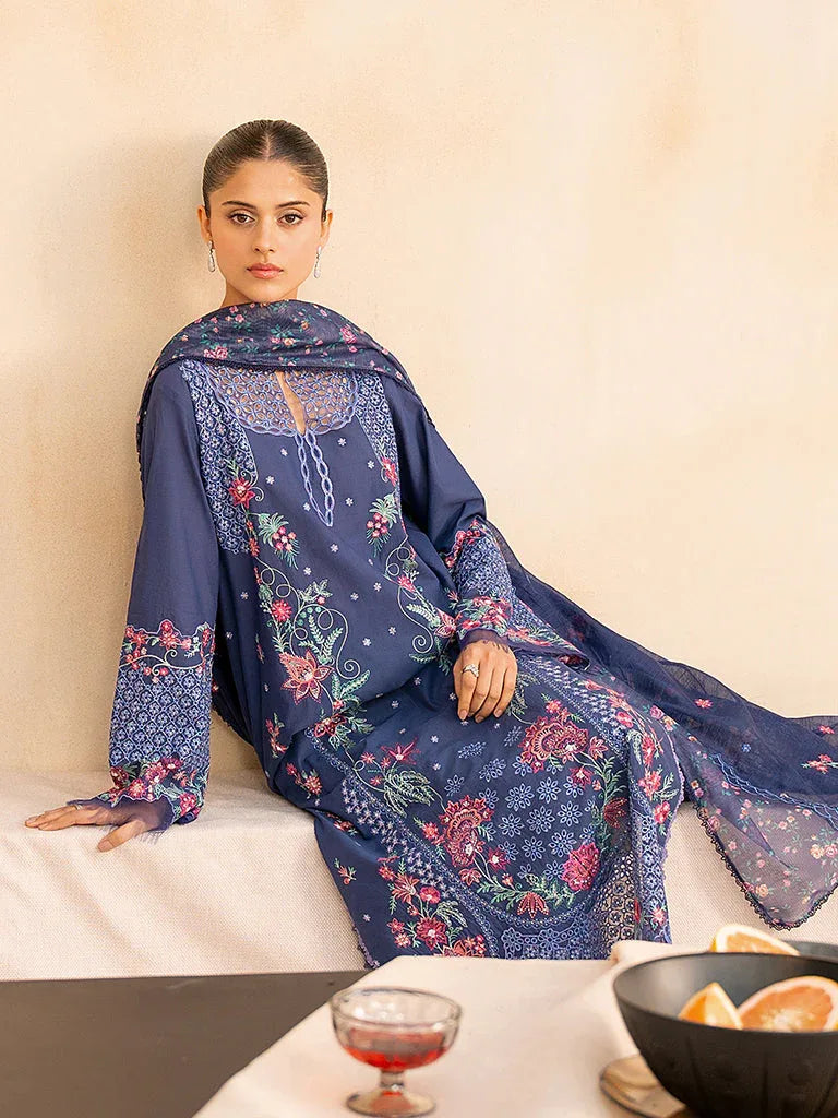 Rajbari | Jahaan Premium Festive Lawn | TALIAH (Jahan) 2-B - Rang-e-Khaas