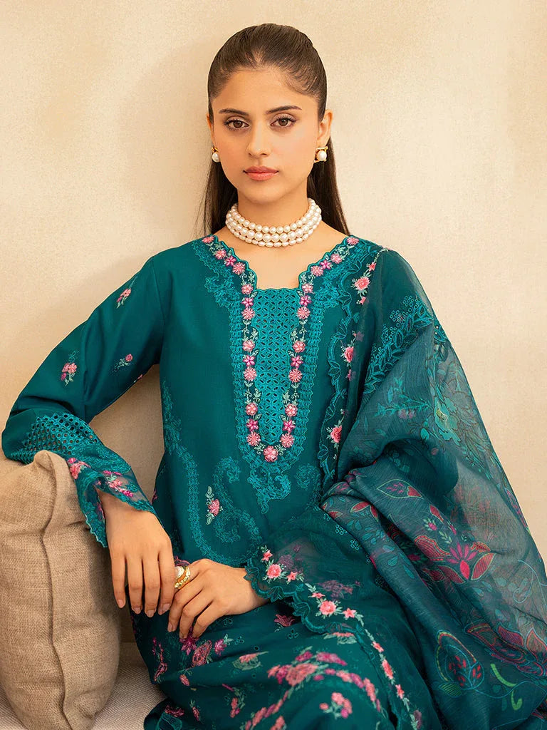 Rajbari | Jahaan Premium Festive Lawn | ZARA (Jahan) 3-A - Rang-e-Khaas