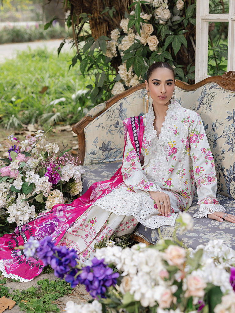 Rajbari | Schiffli Printkari Exclusive | Schiffli Printkari - 02 - Rang-e-Khaas