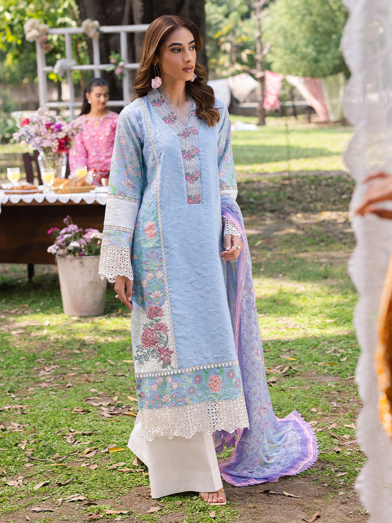 Rajbari | Schiffli Printkari Exclusive | Schiffli Printkari - 04 - Rang-e-Khaas