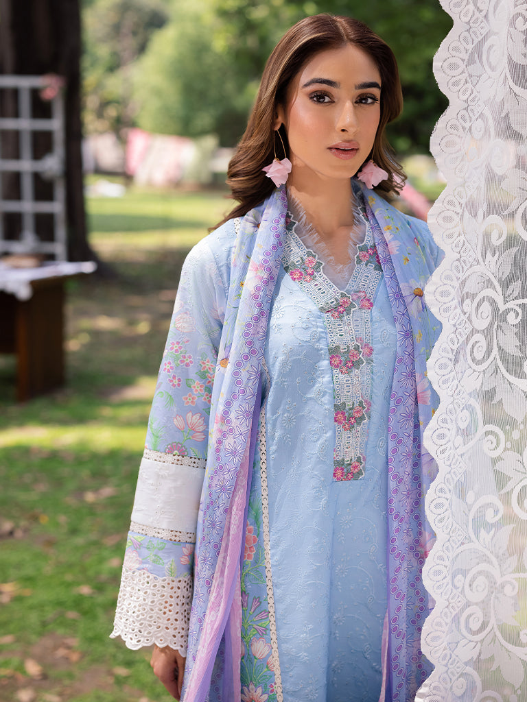 Rajbari | Schiffli Printkari Exclusive | Schiffli Printkari - 04 - Rang-e-Khaas