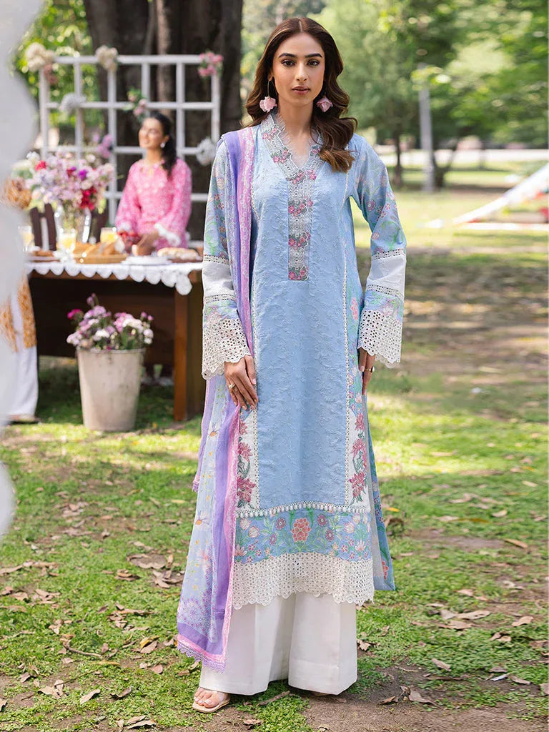 Rajbari | Schiffli Printkari Exclusive | Schiffli Printkari - 04 - Rang-e-Khaas