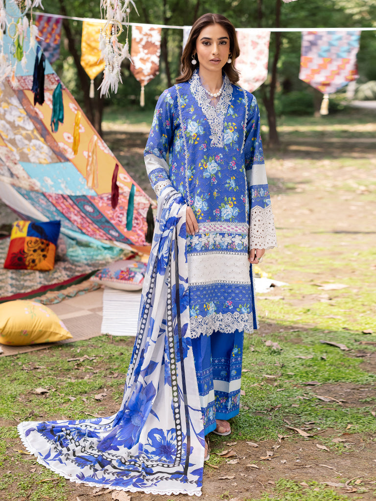 Rajbari | Schiffli Printkari Exclusive | Schiffli Printkari - 06 - Rang-e-Khaas