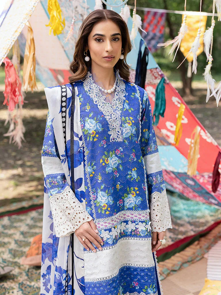 Rajbari | Schiffli Printkari Exclusive | Schiffli Printkari - 06 - Rang-e-Khaas