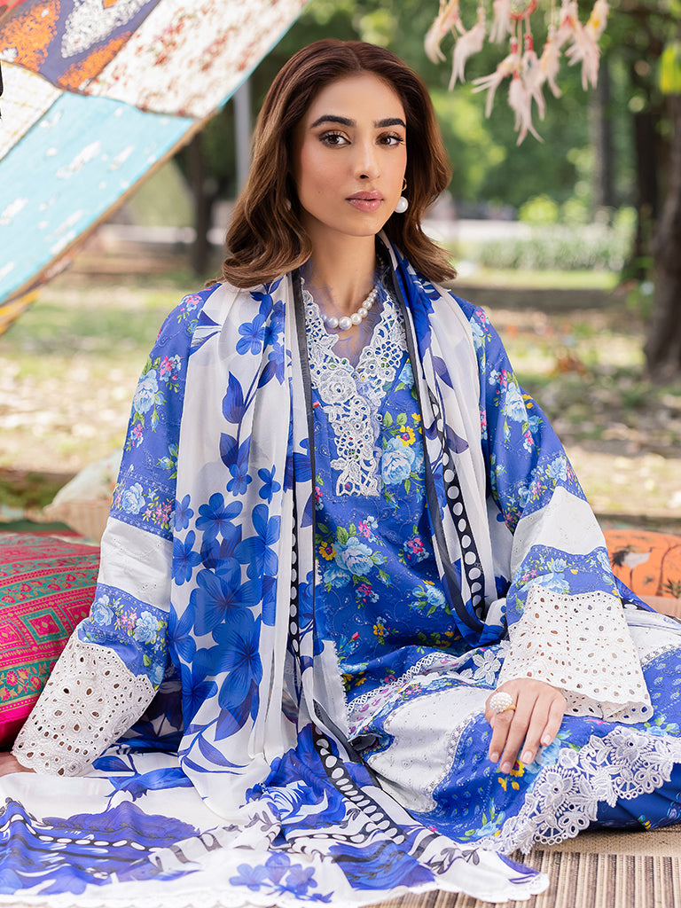 Rajbari | Schiffli Printkari Exclusive | Schiffli Printkari - 06 - Rang-e-Khaas