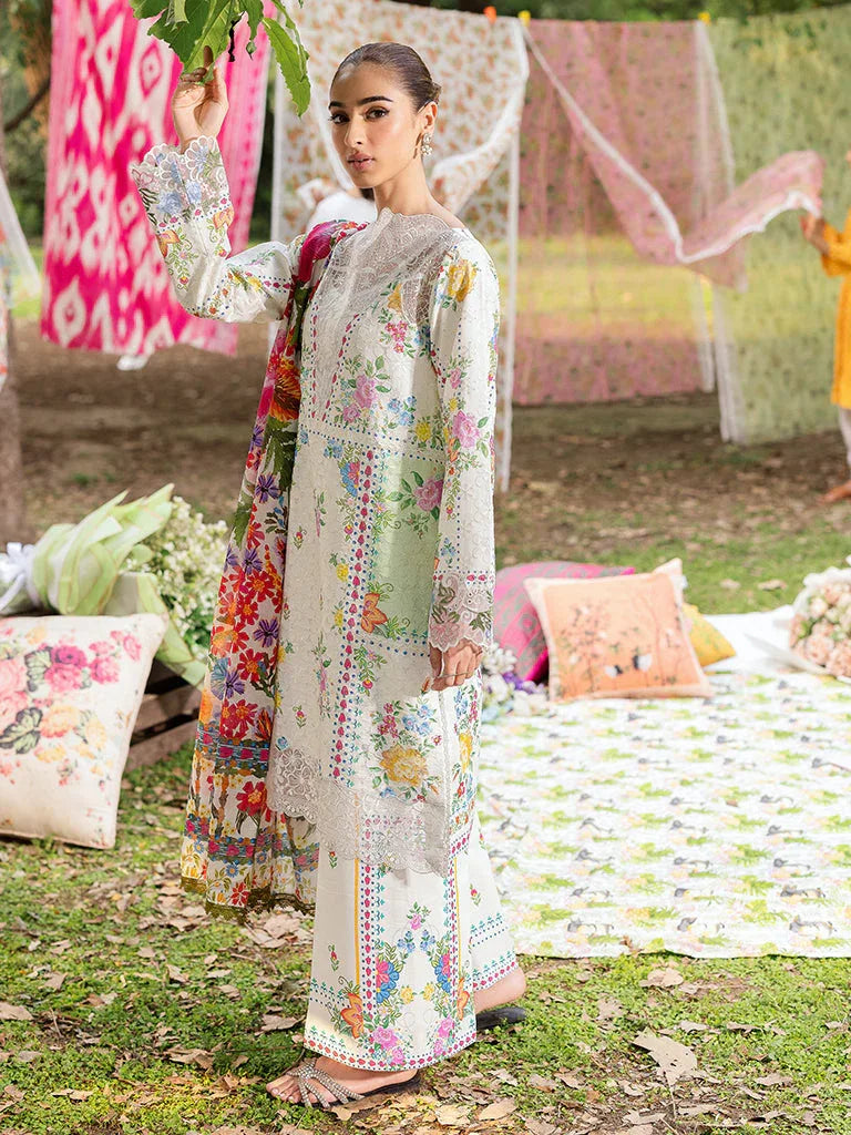 Rajbari | Schiffli Printkari Exclusive | Schiffli Printkari - 08 - Rang-e-Khaas