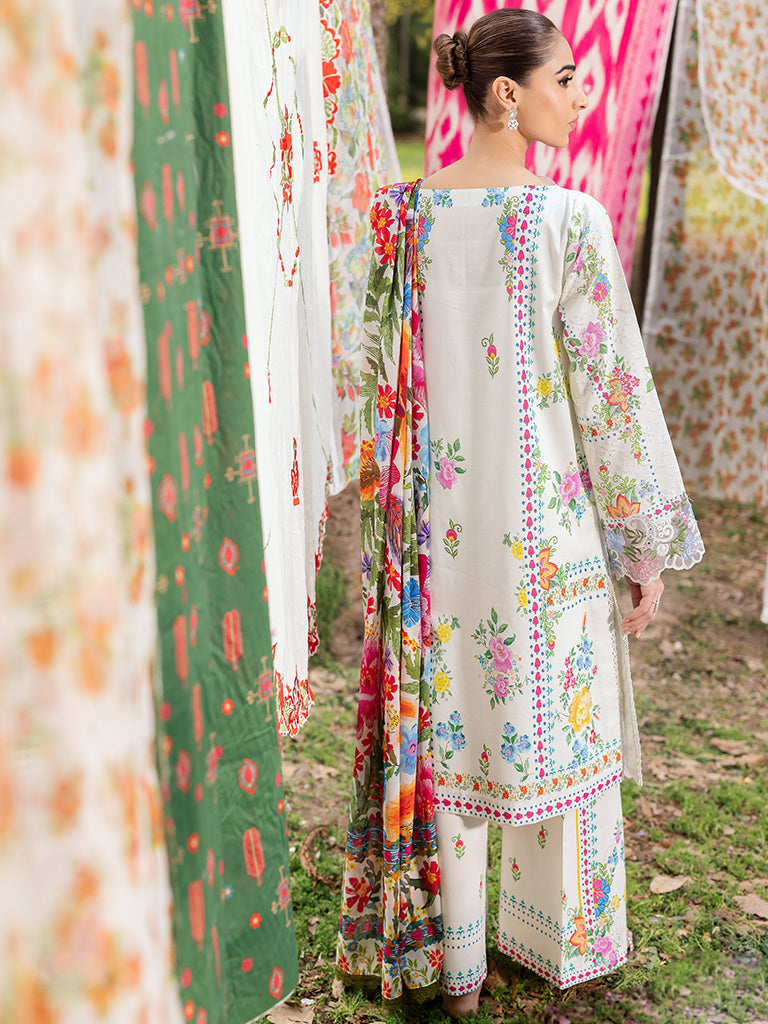 Rajbari | Schiffli Printkari Exclusive | Schiffli Printkari - 08 - Rang-e-Khaas