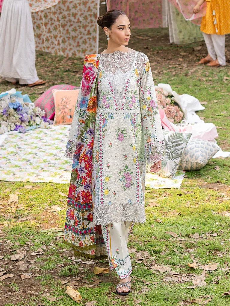 Rajbari | Schiffli Printkari Exclusive | Schiffli Printkari - 08 - Rang-e-Khaas