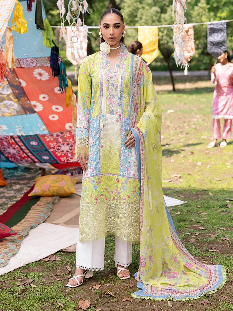 Rajbari | Schiffli Printkari Exclusive | Schiffli Printkari - 09 - Rang-e-Khaas