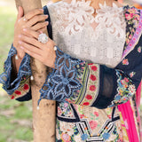 Rajbari | Schiffli Printkari Exclusive | Schiffli Printkari - 12 - Rang-e-Khaas